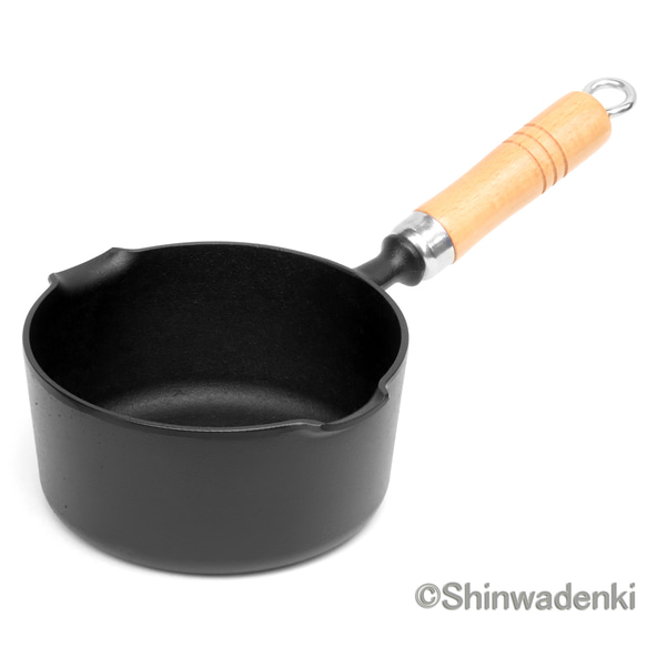 南部鉄器 鉄鍋 天ぷら鍋 揚げ物鍋 ミルクパン 片手鍋16cm 日本製 ガス