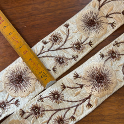[特價] 刺繡絲帶編織 50mm 自然色 (57-2) 2m 第1張的照片