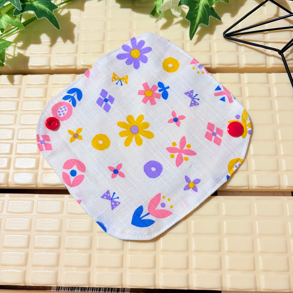 肌に優しい天然素材☆快適ガーゼライナー6枚セット☆おりものシート☆ダブルガーゼ布ナプキン 7枚目の画像