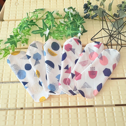 肌に優しい天然素材☆快適ガーゼライナー6枚セット☆おりものシート☆ダブルガーゼ布ナプキン 2枚目の画像