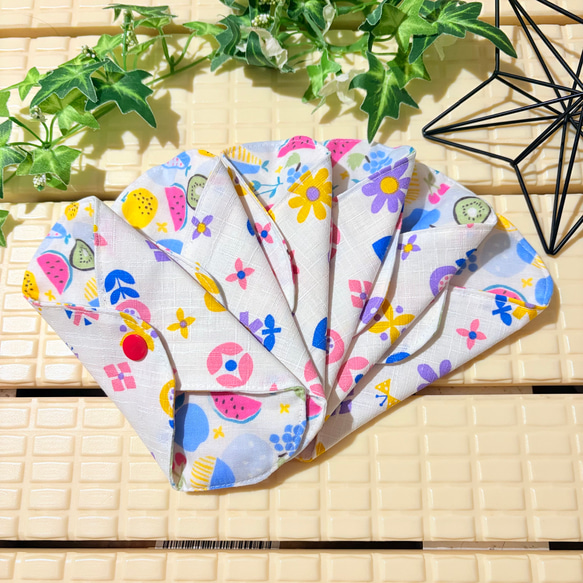 肌に優しい天然素材☆快適ガーゼライナー6枚セット☆おりものシート☆ダブルガーゼ布ナプキン 5枚目の画像