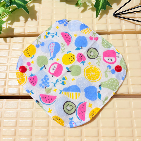 肌に優しい天然素材☆快適ガーゼライナー6枚セット☆おりものシート☆ダブルガーゼ布ナプキン 8枚目の画像