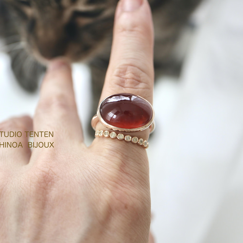 K10[brugge]10stone diamond ring 指輪・リング STUDIO TENTEN