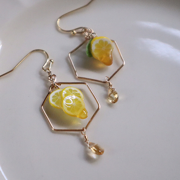 honey lemon / 耳飾り 3枚目の画像