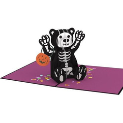 ポップアップグリーティングカード　Halloween Bear 3枚目の画像