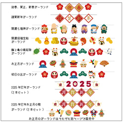 2025年巳年謹賀新年ガーランド 6枚目の画像