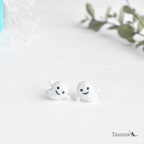 5ミリ もっと！小粒なおばけとモンスター 小さい ハンドメイドピアス