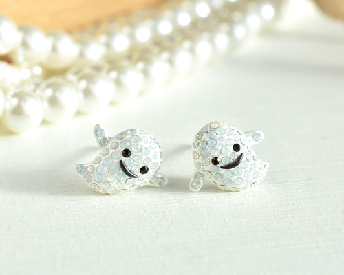 ハロウィン フリンジ ピアス おばけ ホワイトベース ハロウィン フリンジ ピアス おばけ ホワイトベース 楽天市場