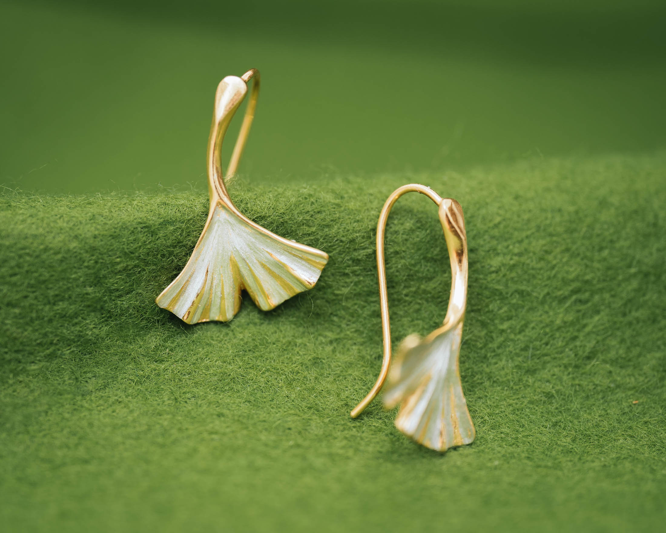 いちょう ピアス フックタイプ (ピアスのみ)