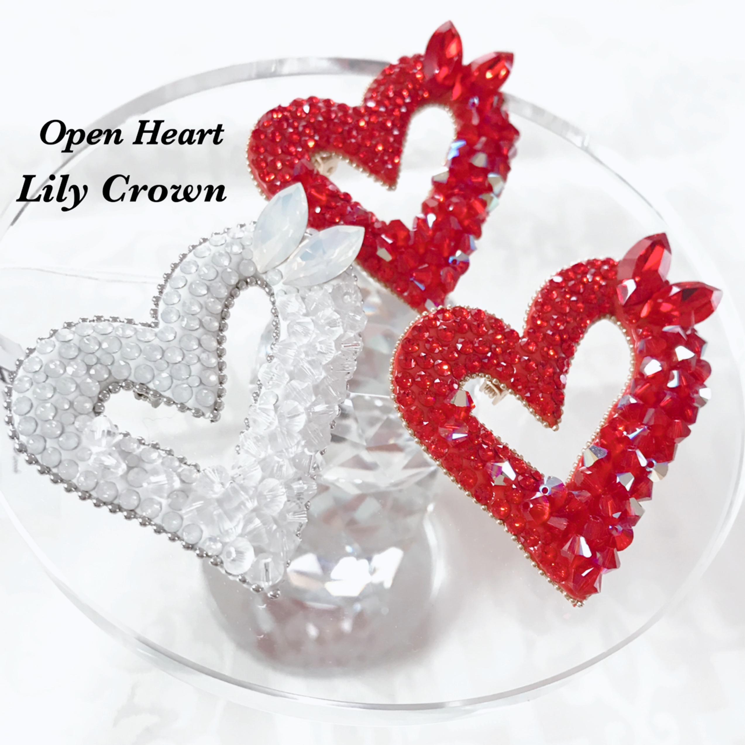 オープンハートブローチ♡