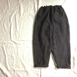 リネンウールのもんぺ グレー ロングパンツ nuuMonpe 通販