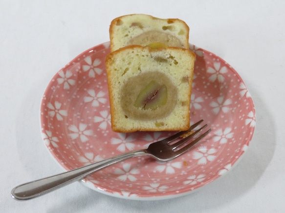 栗山特産「栗山栗」たっぷりのパウンドケーキ(まるまる1本＋4切れ入り 4枚目の画像