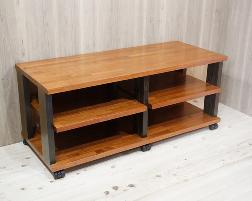 テレビボード、AVボード、オーディオラック キャスター付き