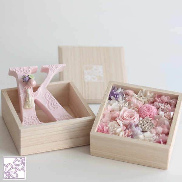 フルールcube AROMA”なでしこ”お花とアロマストーンセット