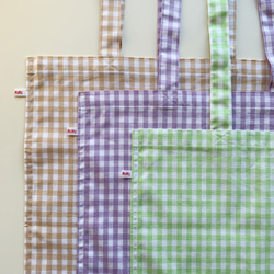 BASIC GINGHAM TOTE ( 14 COLORS ) 8枚目の画像