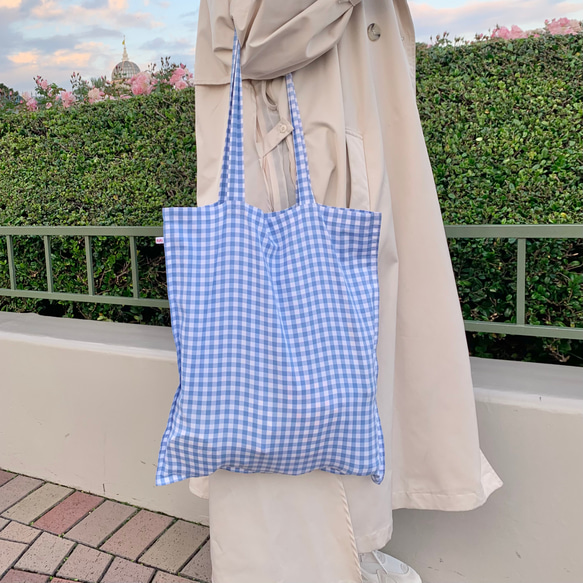 BASIC GINGHAM TOTE ( 14 COLORS ) 5枚目の画像