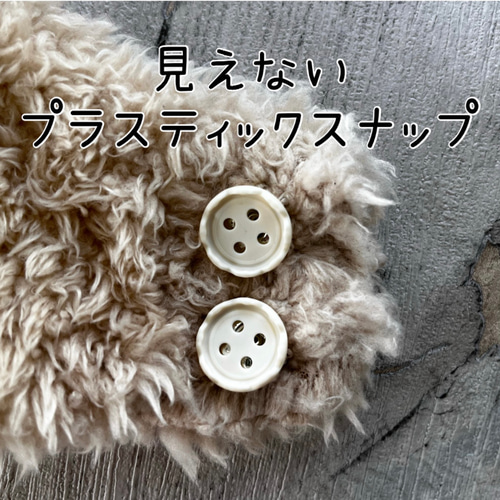 くま耳のフードネックウォーマー 帽子(ベビー・キッズ) haneko 通販