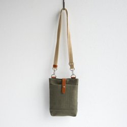 帆布チョークバッグ　CANVAS CHALK BAG / ARMY 1枚目の画像