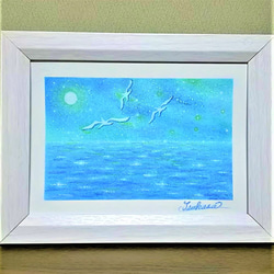 パステルアート 月明かりへのいざない パステル画原画 絵画 T's