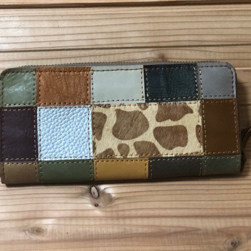 【特価】Scab期　Undercover パッチワーク 長財布 レザーパッチワーク 長財布☆ 長財布 wakaba 通販 10415338