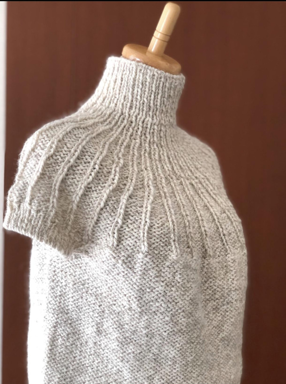 アルパカ※ハイネックsweater 【受注作成】 3枚目の画像