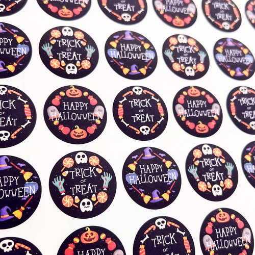 ハロウィン・ラッピングシール】 お菓子 プレゼント シール シール
