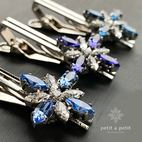 スワロフスキー®︎ ブローチ(S) clématite ゴールド ギフト