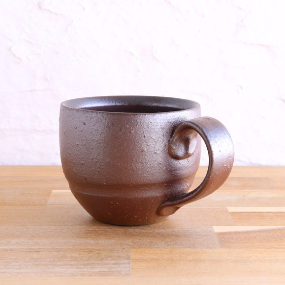 備前焼　コーヒーカップ【C】【陶器・マグカップ・コップ】 3枚目の画像
