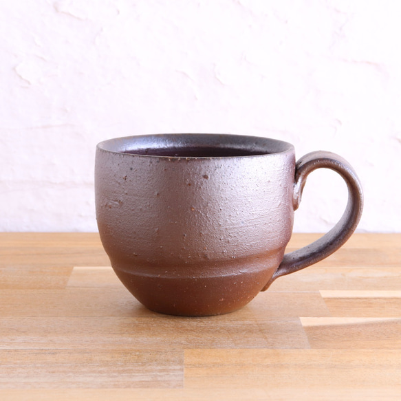 備前焼　コーヒーカップ【C】【陶器・マグカップ・コップ】 1枚目の画像