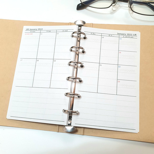 PLANNER M6バインダーリフィルセット PLANNER M6バインダーリフィルセット システム手帳 リフィル M6