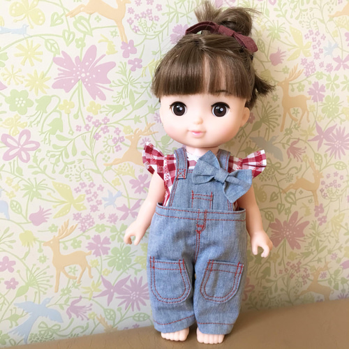 デニムサロペット＊ドール服 ソランちゃん ソランちゃん服 レミン 