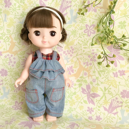 フリルサロペット＊ドール服 ソランちゃん ソランちゃん服 レミン 