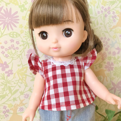 チェックとレースのワンピースセット♡イルメール イーマリー