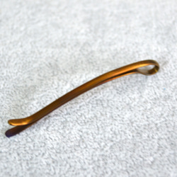 Titanium hairpin・63mm・純チタンヘアピン・マットゴールド 2枚目の画像