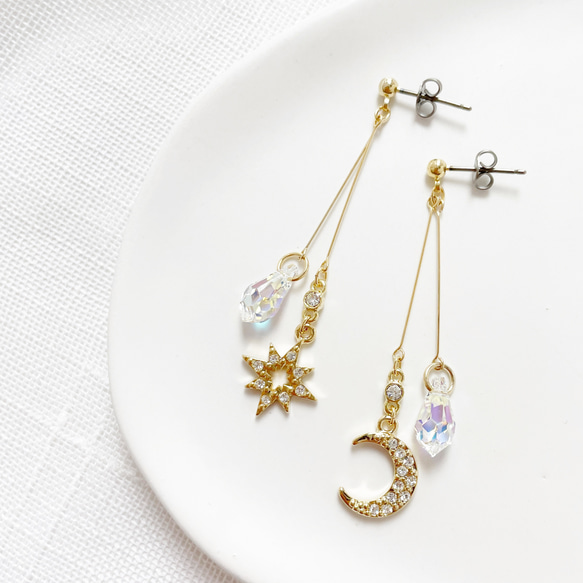 ✨永遠に…✨　　イヤリング価格となっております 月と遠雷 ピアス・イヤリング – 宙フェス夜市