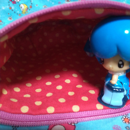 おとめチック♥レトロガール ファスナーポーチ ピンクス 少女漫画 昭和  