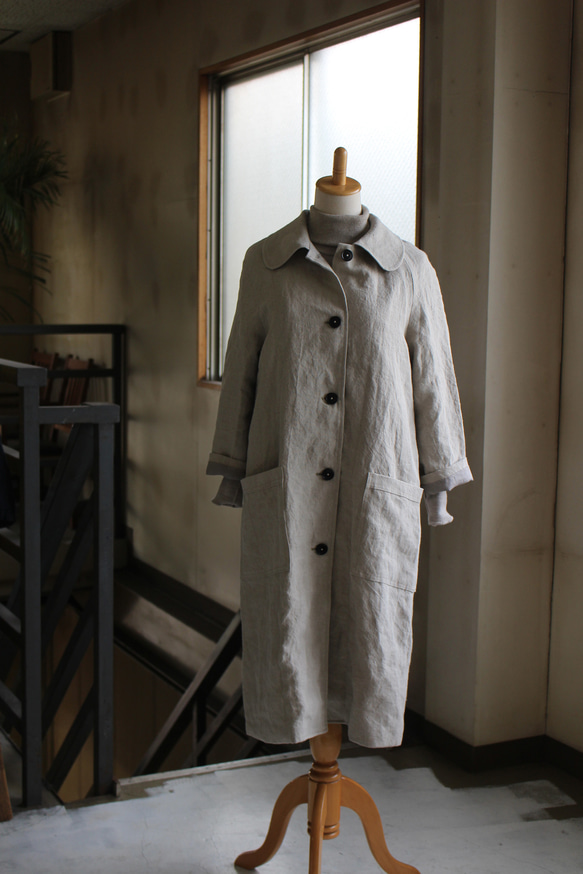 受注生産 綿コート 日本製 - ロングコート