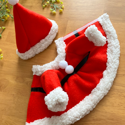 フレアワンピースサンタセット＊クリスマス ドール服 ソランちゃん