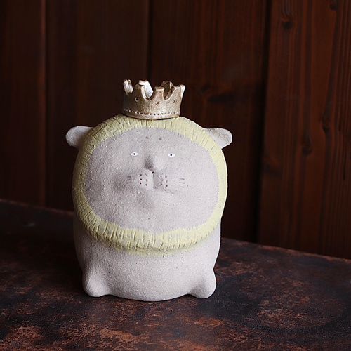 動物花瓶[國王獅子] (定制) 花瓶・花器COCOSTONE 的作品10429376