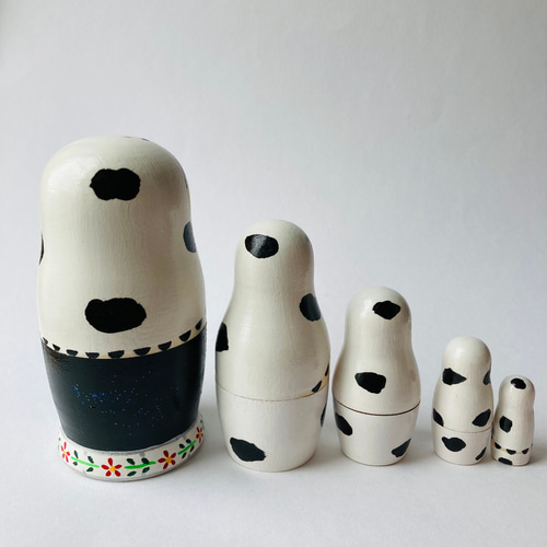 baronさま専用 牛の頭部のオブジェ、モンスターマトリョーシカ DETAIL