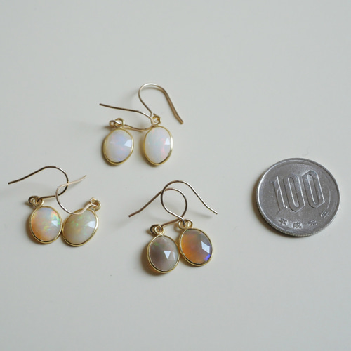 みっちゃん◆エチオピアオパールピアス✧14kgf みっちゃん様専用◇エチオピアオパールピアス✧14kgf - メルカリ