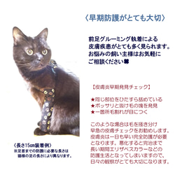 姫の手袋２枚セット【完成品＆オーダー】猫用前足防護アームカバー　猫皮膚炎　猫舐め壊し 7枚目の画像