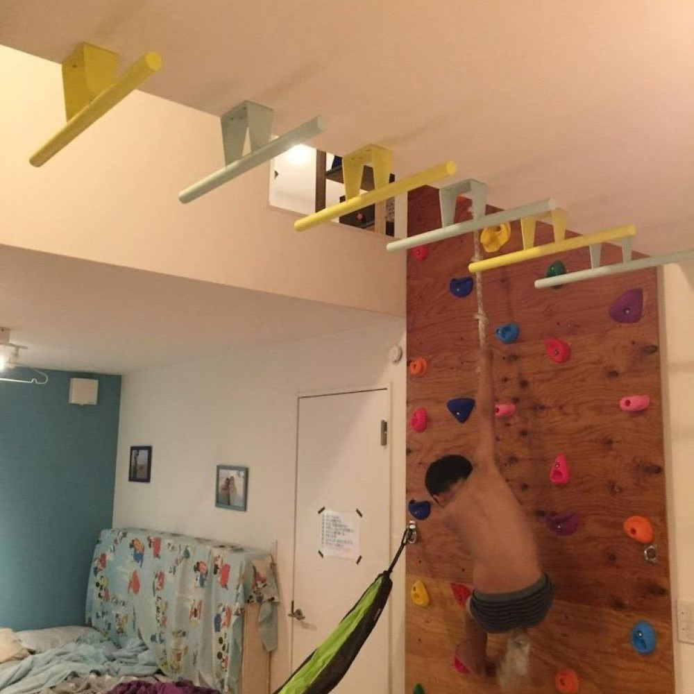 うんていくん　キッズルーム　キッズ　けんすい　はしご　宅トレ　スポーツ アイアン