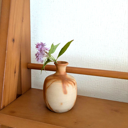 時代物 小代焼 徳利 一輪挿し