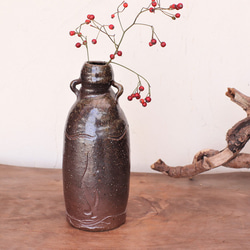 備前焼 花入れ h1-002 一輪挿し・花瓶・花器 宗兵衛窯 古川宗之輔 通販