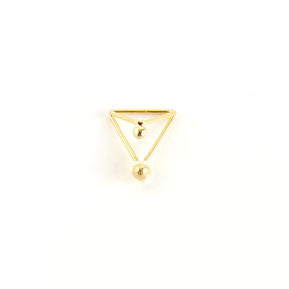 片耳イヤーカフ[Triangle/Gold] 3枚目の画像