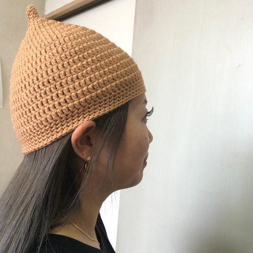 あったか極太どんぐり帽子♪大人サイズ ニット帽・ビーニー yaya