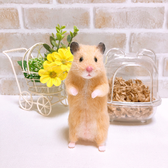 キンクマハムスター* 羊毛フェルト 羊毛フェルト *ゆったり キンクマハムスター* 羊毛フェルト 羊毛フェルト *ゆったり