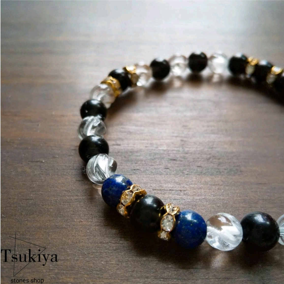 究極のお守りモリオンブレス ☆*ﾟ最強のお守り小粒モリオンのブレスレット꙳☆*ﾟ No.30