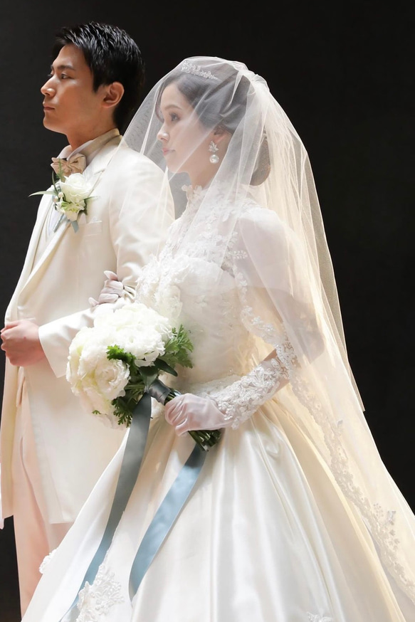 ジルコニア×パールピアス ブライダルピアス ブライダルイヤリング パールピアス 大ぶり ビジュー 結婚式 ウェディング 15枚目の画像